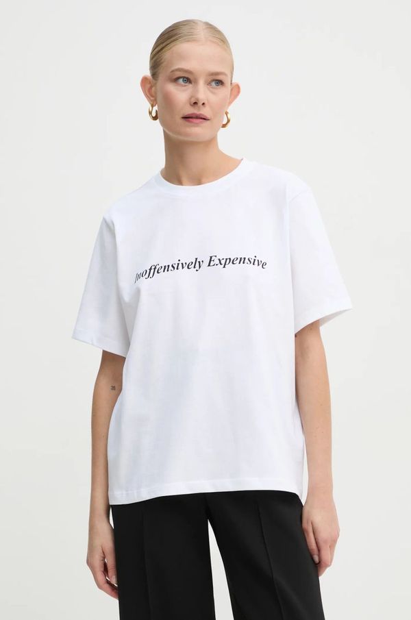 Victoria Beckham Pamučna majica Victoria Beckham za žene, boja: bijela, 1125JTS006356A