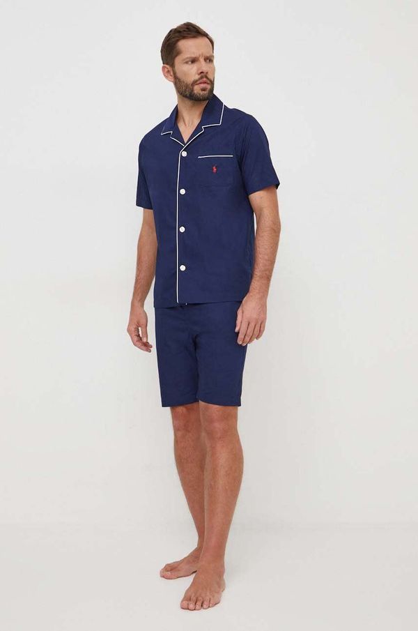 Polo Ralph Lauren Pamučna pidžama Polo Ralph Lauren bez uzorka, 714899503