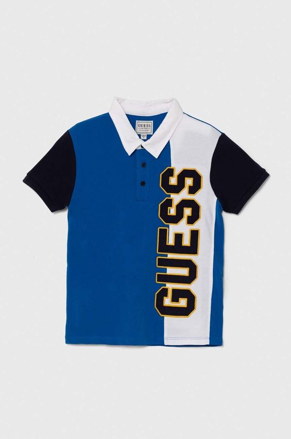 Guess Pamučna polo majica Guess s uzorkom, L4YP00 K9WF4