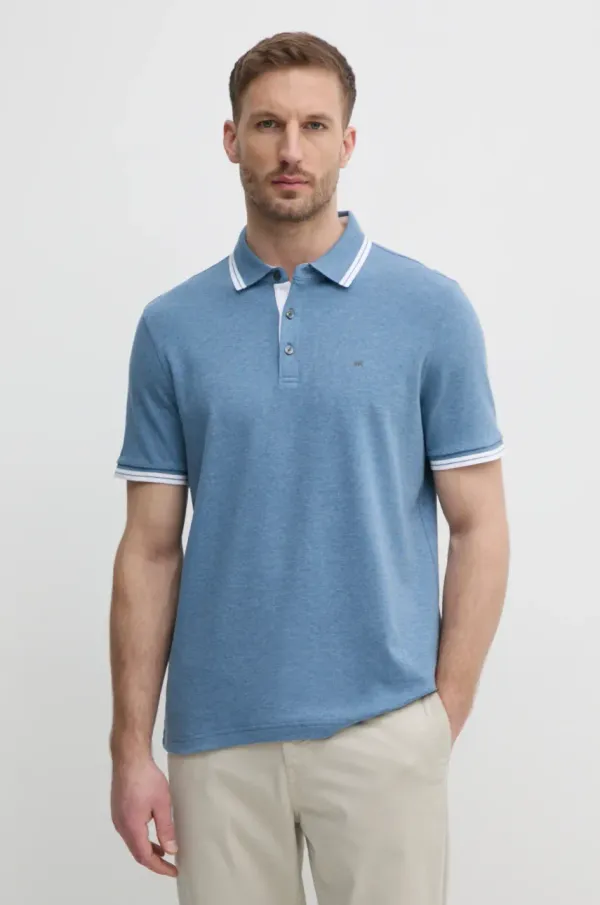 Michael Kors Pamučna polo majica Michael Kors bez uzorka