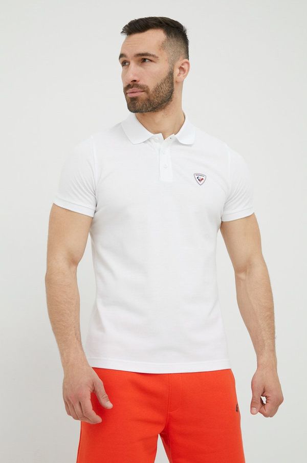 Rossignol Pamučna polo majica Rossignol boja: bijela, jednobojni model