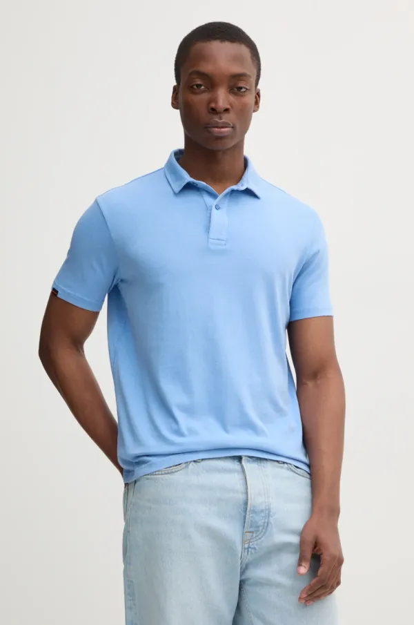 Superdry Pamučna polo majica Superdry bez uzorka, M1110440A-BYJ