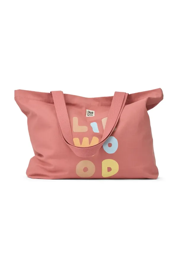 Liewood Pamučna torba Liewood Big Totebag boja: ružičasta
