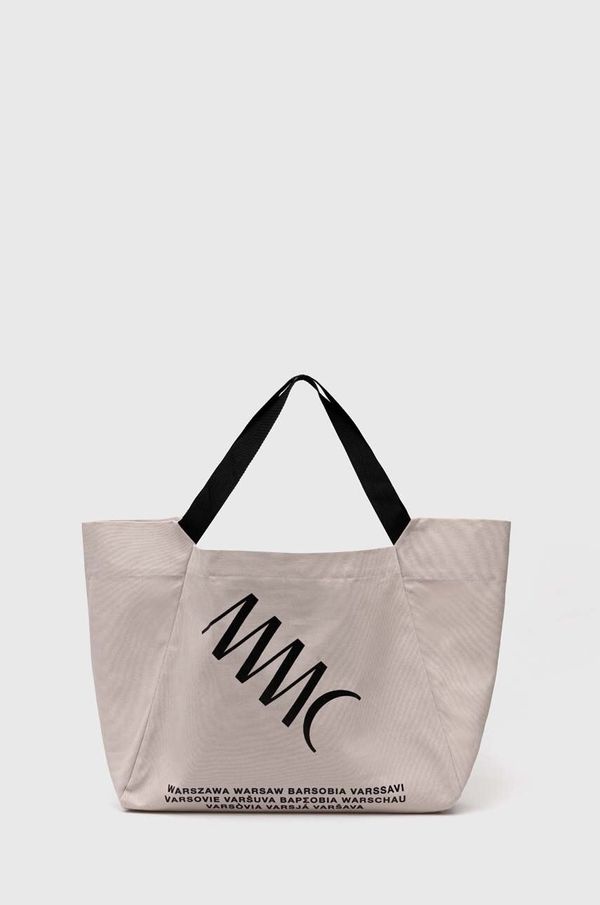 MMC STUDIO Pamučna torba MMC STUDIO boja: bež, LOGO.BAG