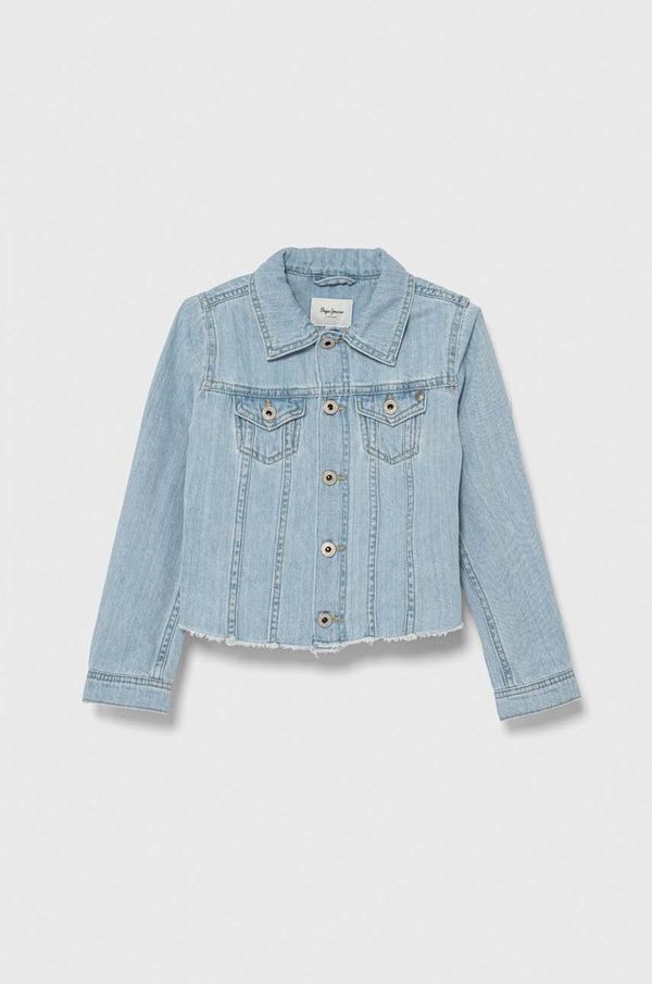 Pepe Jeans Pamučna traper jakna Pepe Jeans ISA JACKET JR