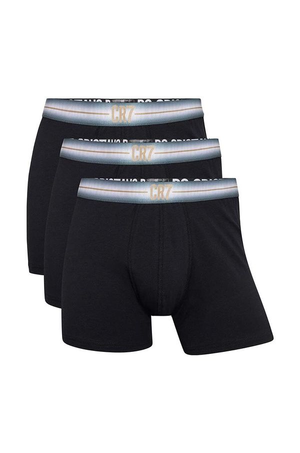 CR7 Cristiano Ronaldo Pamučne bokserice CR7 Cristiano Ronaldo 3-pack boja: crna
