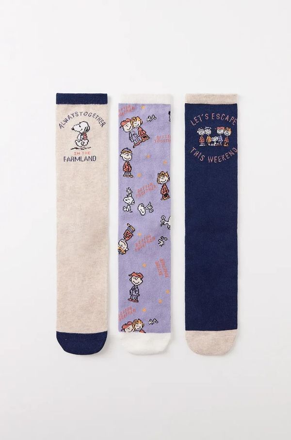 women'secret Pamučne čarape women'secret GENERIC SOCKS PACKS 3-pack boja: tamno plava, 4488623