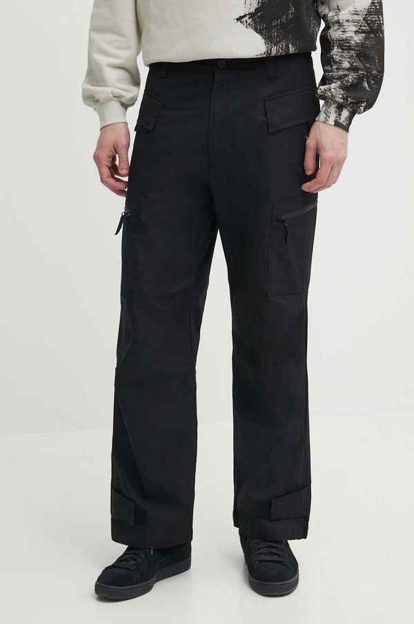 A-COLD-WALL* Pamučne hlače A-COLD-WALL* Static Zip Pant boja: crna, cargo kroj, ACWMB278C