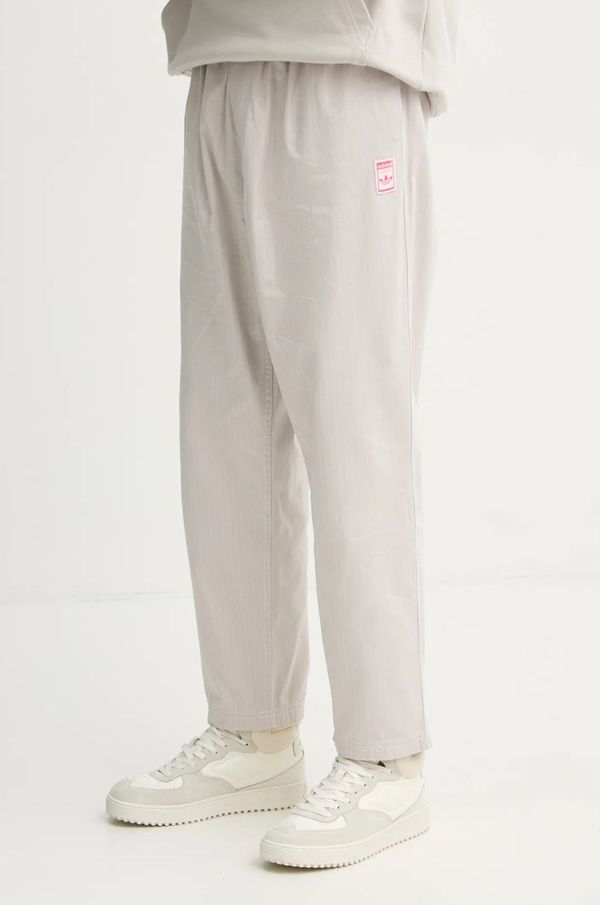 adidas Originals Pamučne hlače adidas Originals Wabash boja: bež, chinos kroj, JD0673
