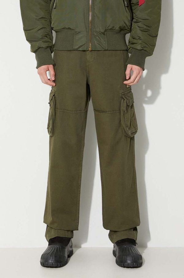 Alpha Industries Pamučne hlače Alpha Industries Jet Pant boja: zelena, ravni kroj 101212.142