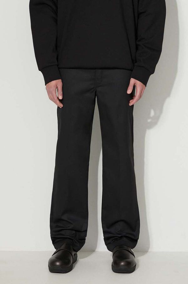 Dickies Pamučne hlače Dickies boja: crna, uski kroj, 873.BLK-BLACK