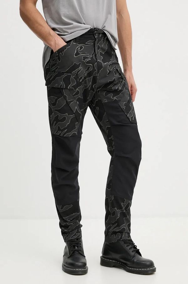 G-Star Raw Pamučne hlače G-Star Raw boja: crna, cargo kroj, D25185-D386