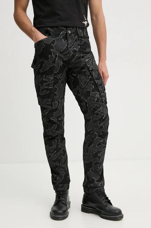 G-Star Raw Pamučne hlače G-Star Raw boja: crna, uski kroj, D02190-D553