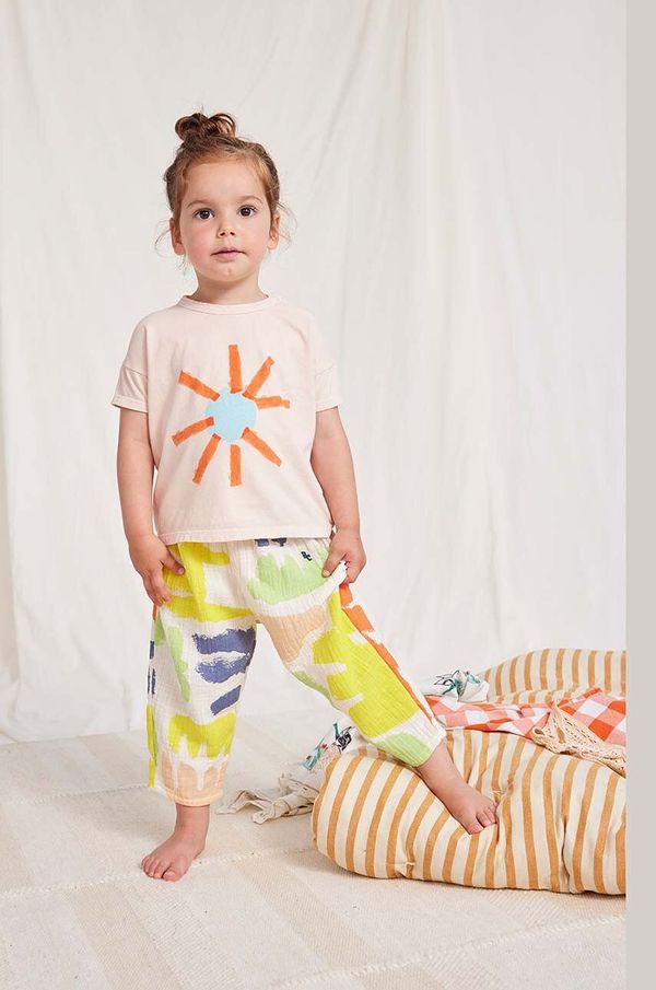 Bobo Choses Pamučne hlače za bebe Bobo Choses s uzorkom