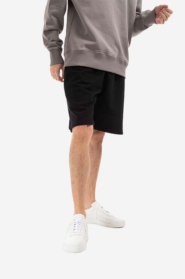 A-COLD-WALL* Pamučne kratke hlače A-COLD-WALL* Essential Logo Sweat Short boja: crna, ACWMB118-SLATE.GREY