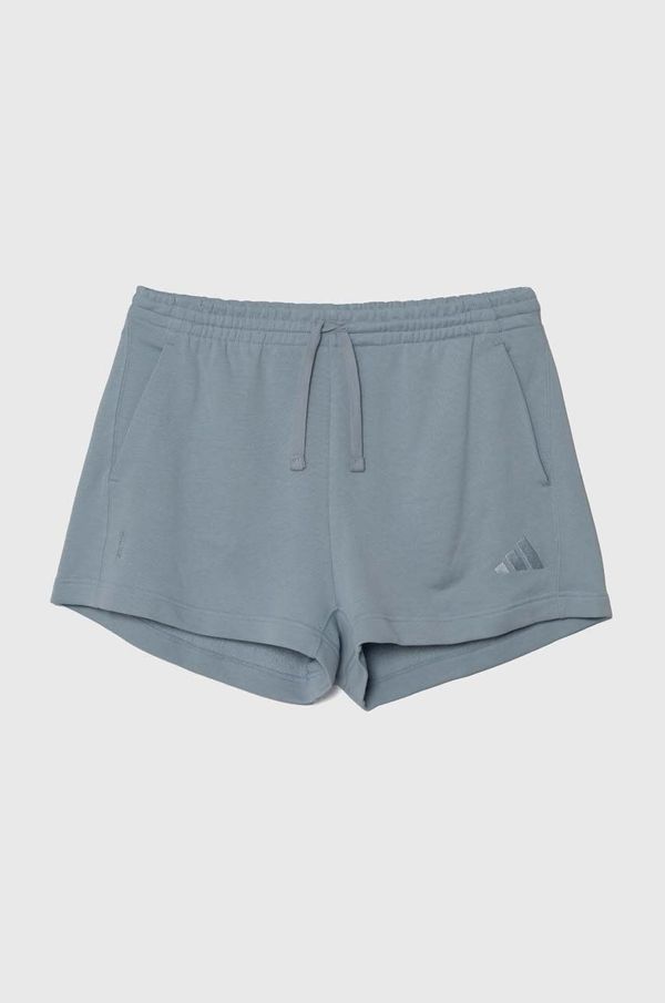 adidas Pamučne kratke hlače adidas All SZN bez uzorka, visoki struk, JJ4924
