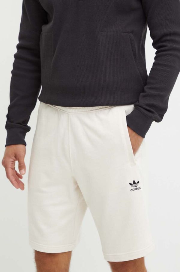 adidas Originals Pamučne kratke hlače adidas Originals boja: bež, IY8518