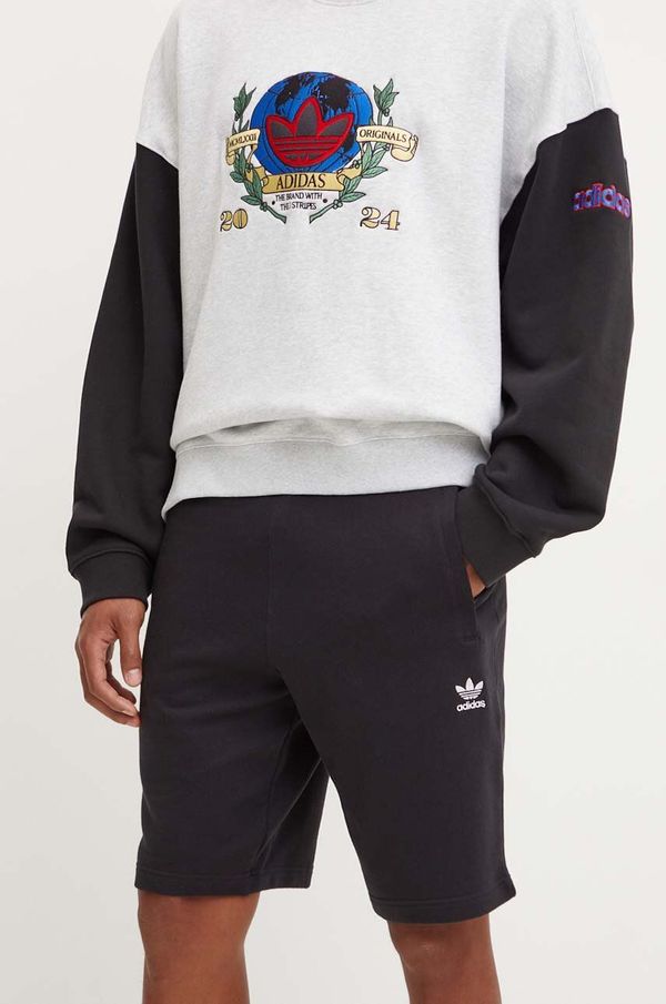 adidas Originals Pamučne kratke hlače adidas Originals boja: crna, IY8520