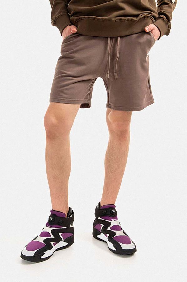 Alpha Industries Pamučne kratke hlače Alpha Industries boja: smeđa, 106365.628-brown