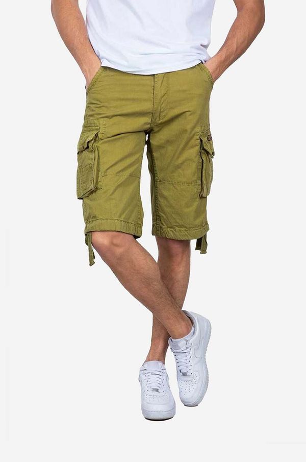 Alpha Industries Pamučne kratke hlače Alpha Industries Jet Short boja: smeđa, 191200.440-brown