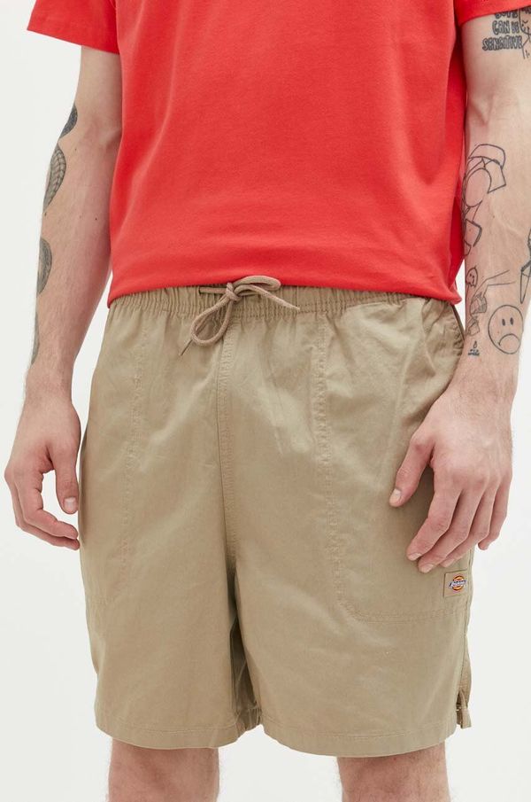 Dickies Pamučne kratke hlače Dickies boja: bež