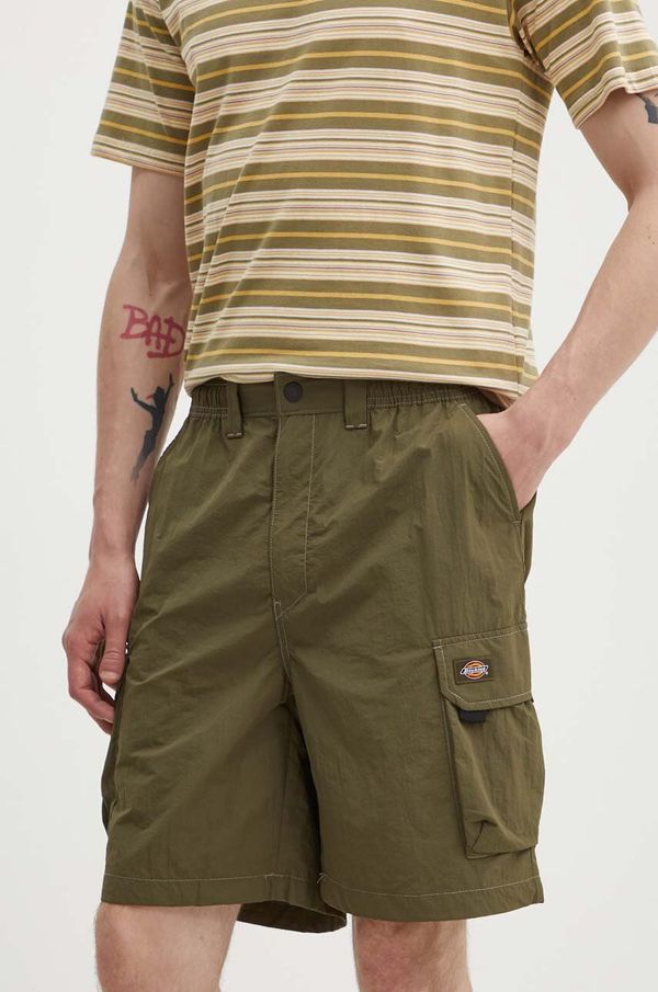 Dickies Pamučne kratke hlače Dickies boja: zelena
