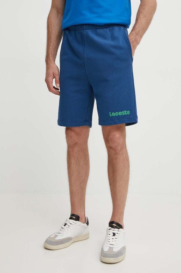 Lacoste Pamučne kratke hlače Lacoste boja: tamno plava