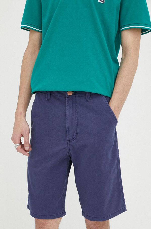 Wrangler Pamučne kratke hlače Wrangler boja: ljubičasta