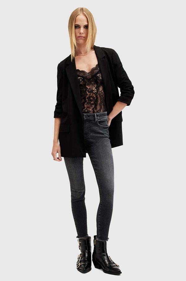 AllSaints Pamučne traperice AllSaints MILLER PUSHUP JEAN boja: crna, W052EB