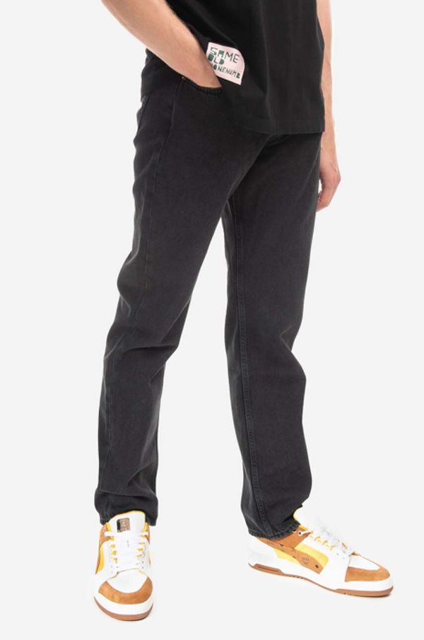 Wood Wood Pamučne traperice Wood Wood Sol Rigid Denim Slim Fit 12235803.7051-BLACK