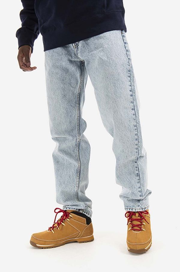 Wood Wood Pamučne traperice Wood Wood Sol Rigid Denim Slim Fit Skim HEAVY WASH 12215802.7051-HEAVYWA