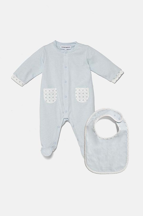Emporio Armani Pamučni bodi za bebe Emporio Armani EY000009 AF10913
