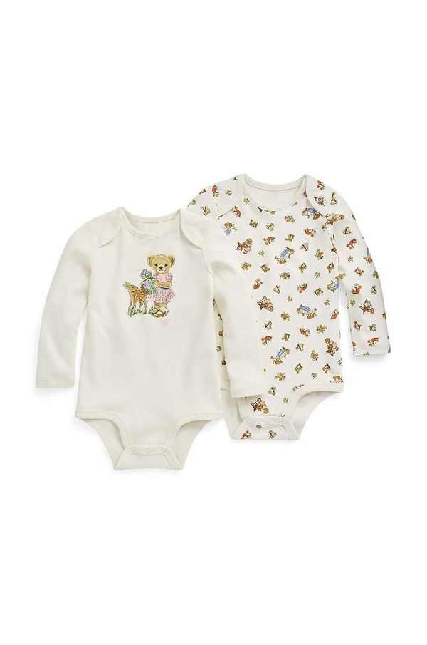 Polo Ralph Lauren Pamučni bodi za bebe Polo Ralph Lauren 2-pack