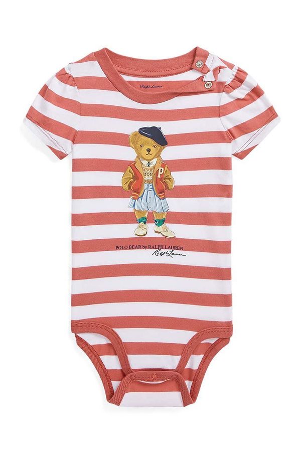 Polo Ralph Lauren Pamučni bodi za bebe Polo Ralph Lauren