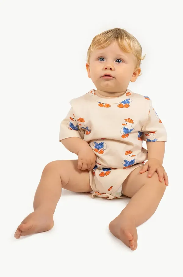 Tinycottons Pamučni bodi za bebe Tinycottons READERS BODY SS25-008