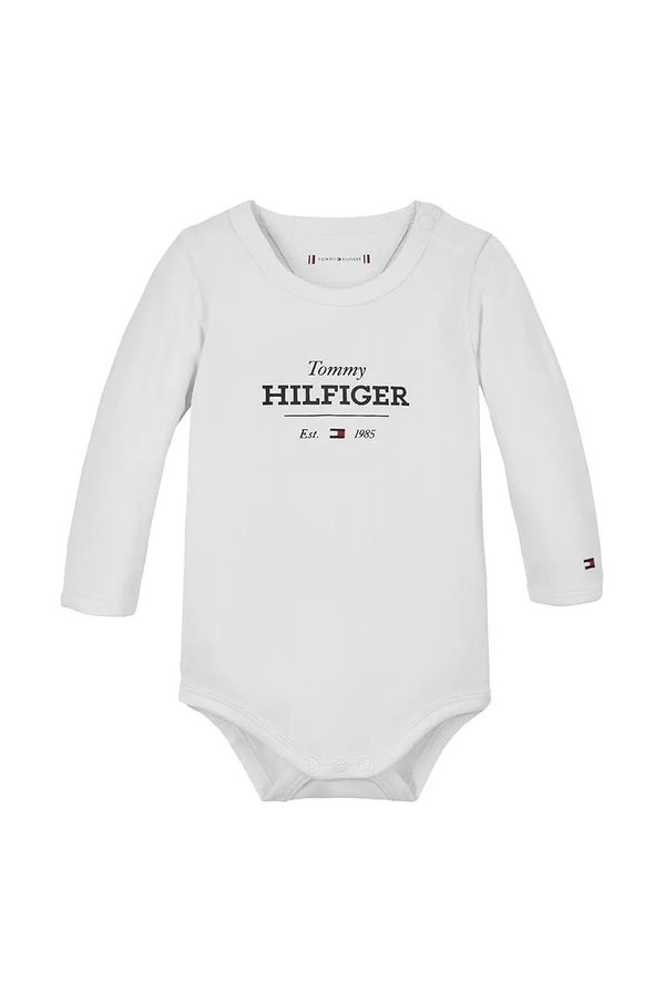 Tommy Hilfiger Pamučni bodi za bebe Tommy Hilfiger KN0KN01974