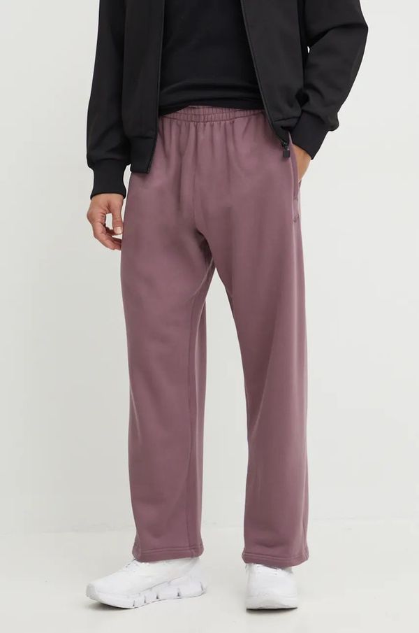 adidas Originals Pamučni donji dio trenirke adidas Originals boja: ružičasta, bez uzorka, IY2235
