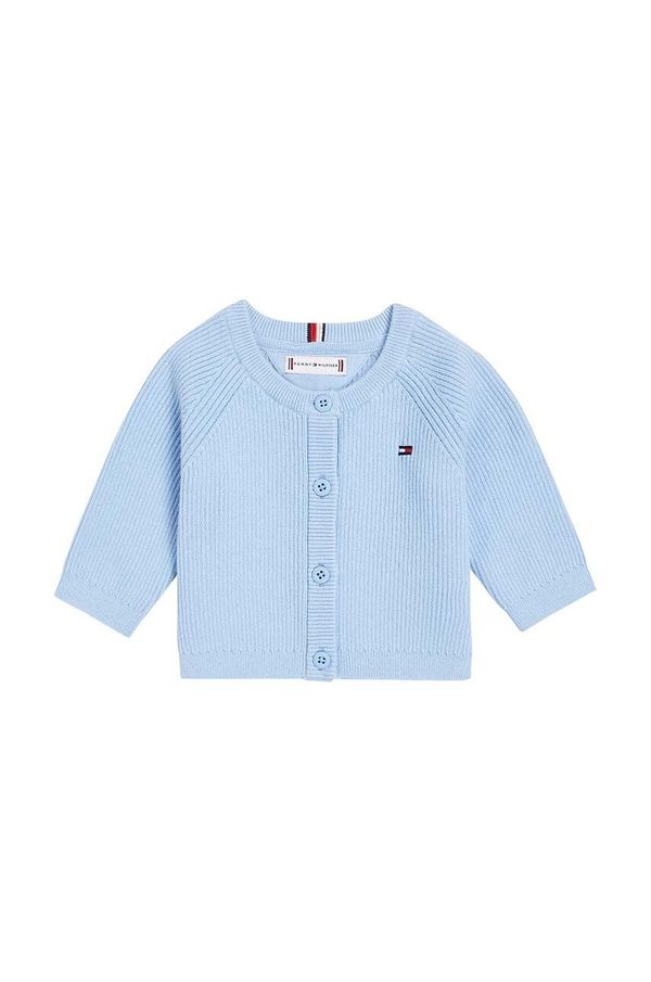 Tommy Hilfiger Pamučni kardigan za bebe Tommy Hilfiger KN0KN01846