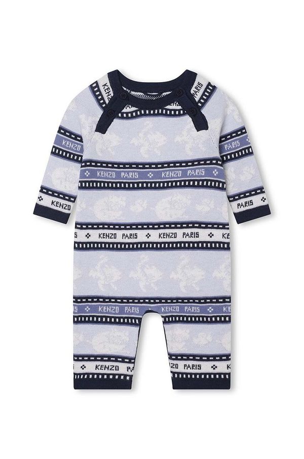 Kenzo kids Pamučni kombinezon za bebe Kenzo Kids