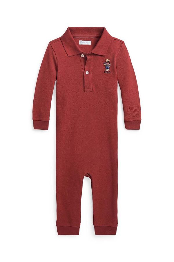 Polo Ralph Lauren Pamučni kombinezon za bebe Polo Ralph Lauren