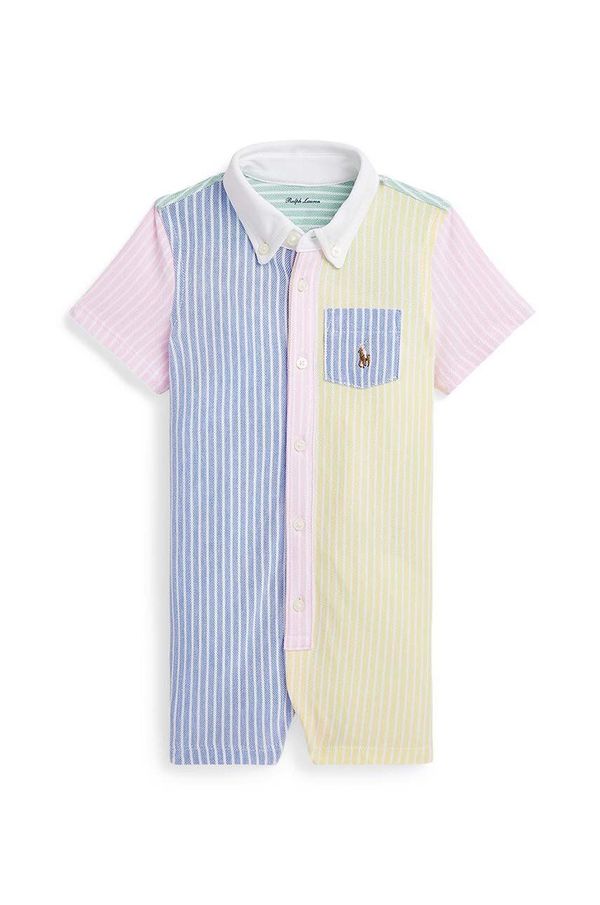 Polo Ralph Lauren Pamučni kombinezon za bebe Polo Ralph Lauren