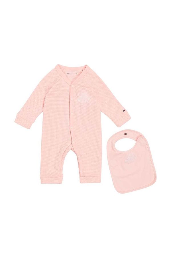 Tommy Hilfiger Pamučni kombinezon za bebe Tommy Hilfiger