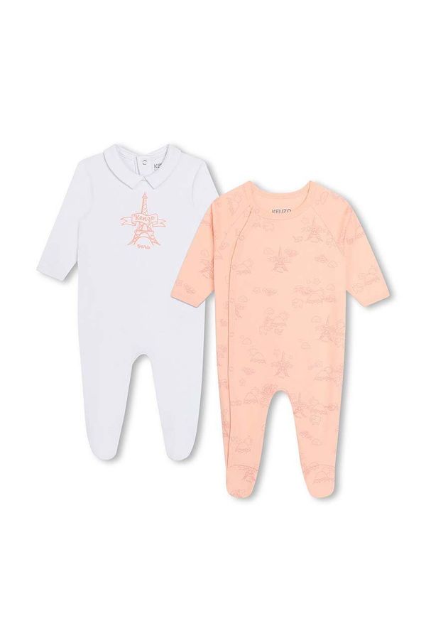 Kenzo kids Pamučni kombinezoni za bebe Kenzo Kids 2-pack