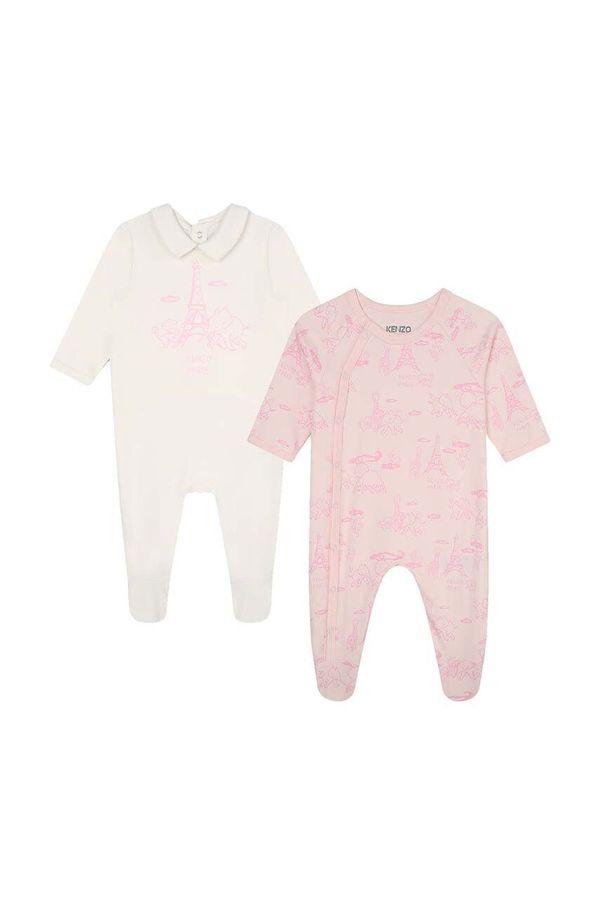 Kenzo kids Pamučni kombinezoni za bebe Kenzo Kids 2-pack