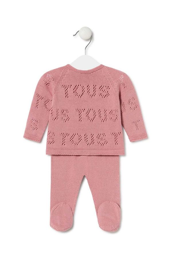 Tous Pamučni komplet za bebe Tous Tricot boja: ružičasta, Tricot.2105