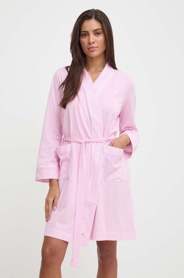 Lauren Ralph Lauren Pamučni kućni orgtač Lauren Ralph Lauren boja: ružičasta, I814702