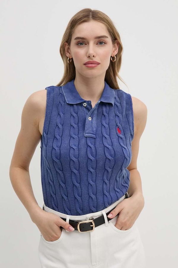 Polo Ralph Lauren Pamučni prsluk Polo Ralph Lauren lagani, 211943140