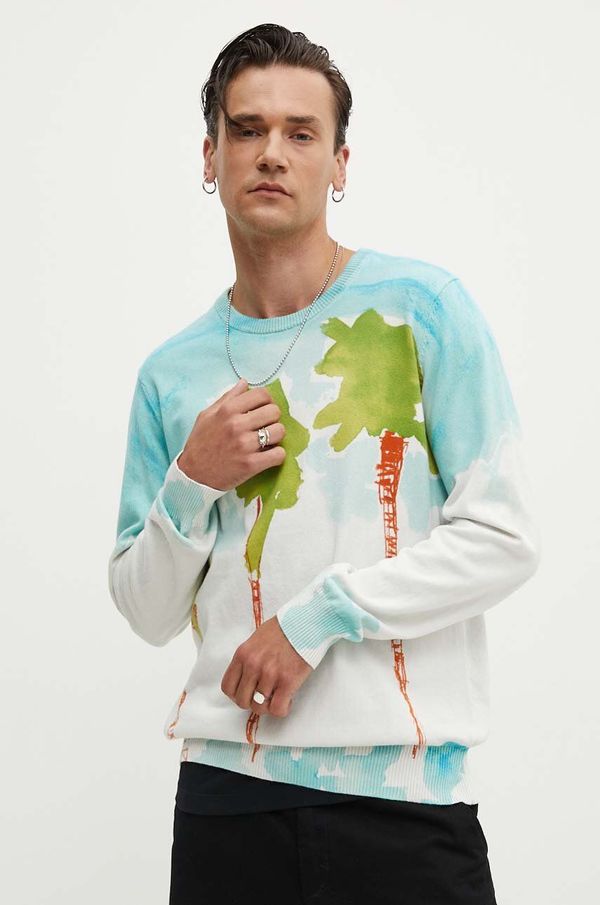 Desigual Pamučni pulover Desigual AIKE lagani, 24WMJF01
