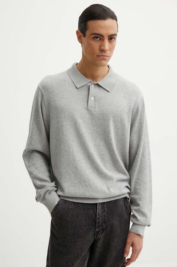 Levi's Pamučni pulover Levi's boja: siva, lagani, A8623