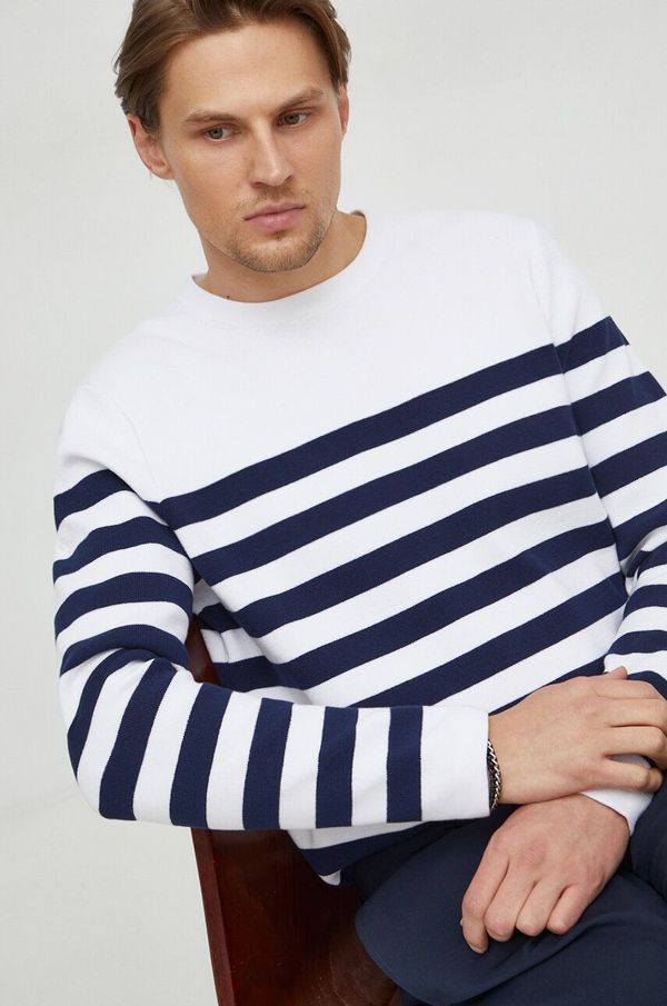 Michael Kors Pamučni pulover Michael Kors boja: tamno plava, lagani